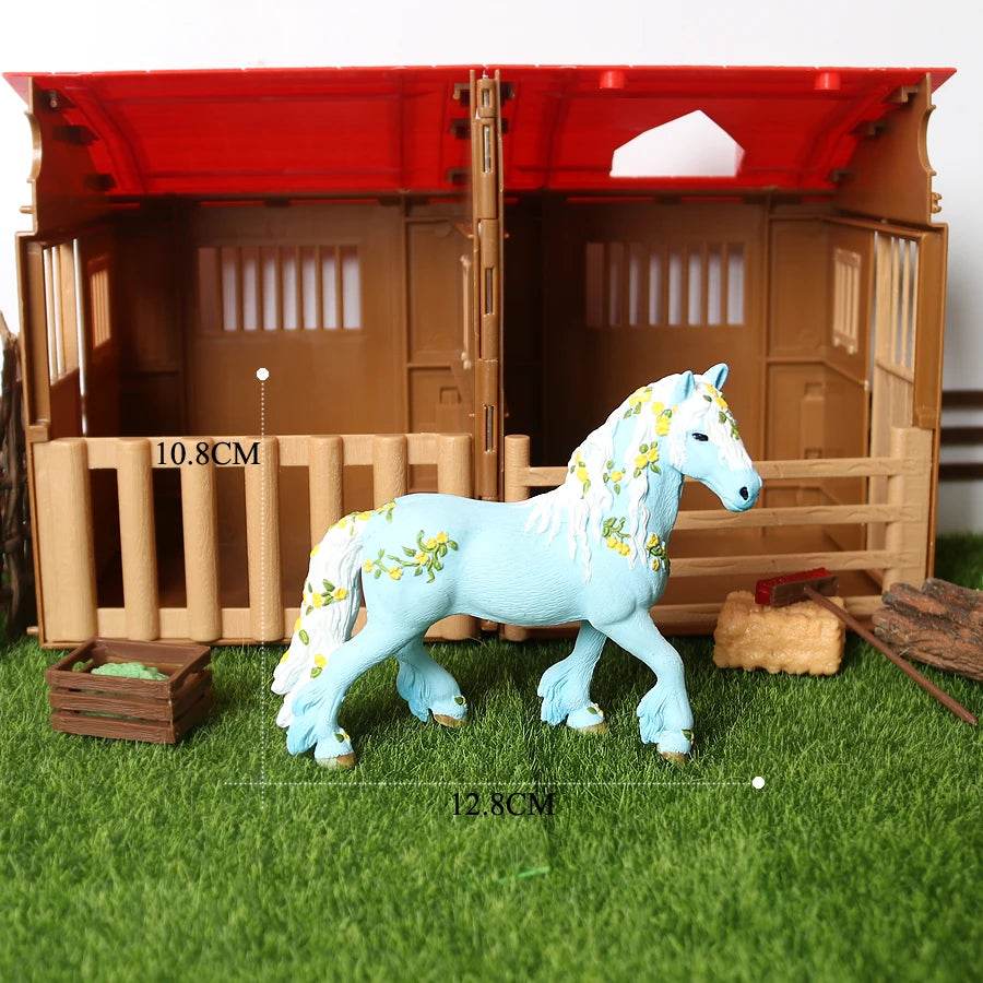 Realistic Horse Figurines Detailed Miniature Cake Topper - ToylandEU