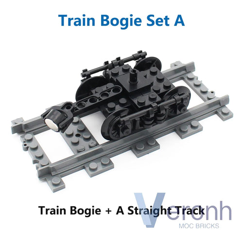 RC Train Bogie Set MOC Building Blocks Compatible Track Parts 53400 ToylandEU.com Toyland EU