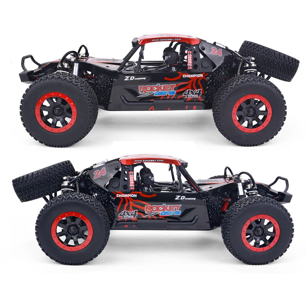 ZD Racing ROCKET DBX-10 1/10 4WD 80km/H 2.4G Brushless High-Speed Ready-to-Run RC Desert Buggy - ToylandEU