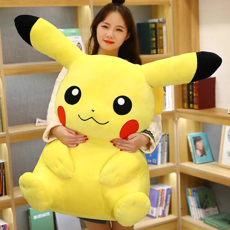 Large Size Pikachu Plush Toy Stuffed Doll Anime Pokemoned Pillow - ToylandEU