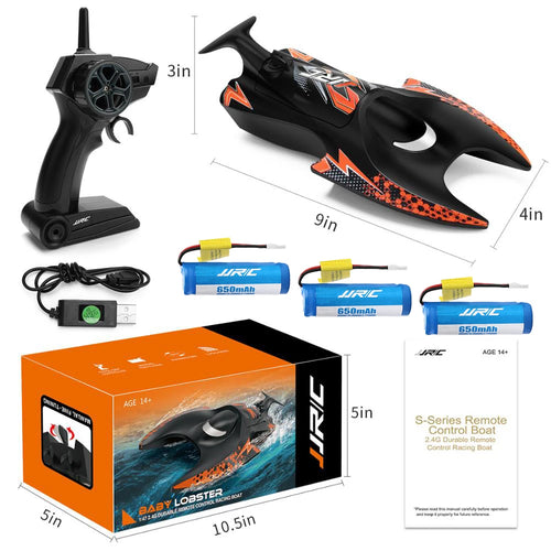 JJRC S6 RC Boat 2.4G Remote Control Speed mini Boat Dual Motors 10km/h ToylandEU.com Toyland EU