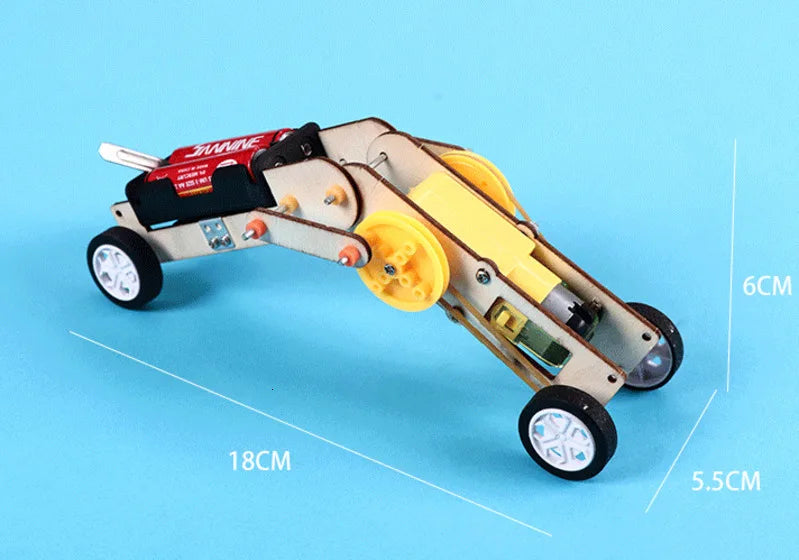 DIY Wooden Electric Crawling Robot Kit for Children - ToylandEU