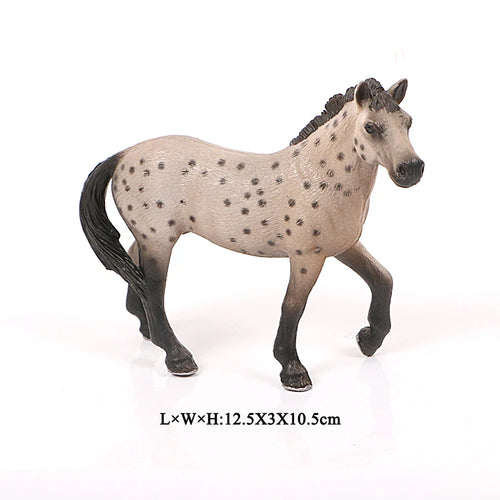 Realistic Animal Horse Action Figure Toy - Detailed Appaloosa Harvard Hannover Clydesdale Quarter Arabian Model ToylandEU.com Toyland EU