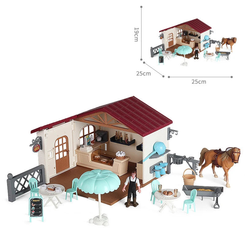 2022 Realistic Brown Horse Action Figure Farm Animal Model - ToylandEU