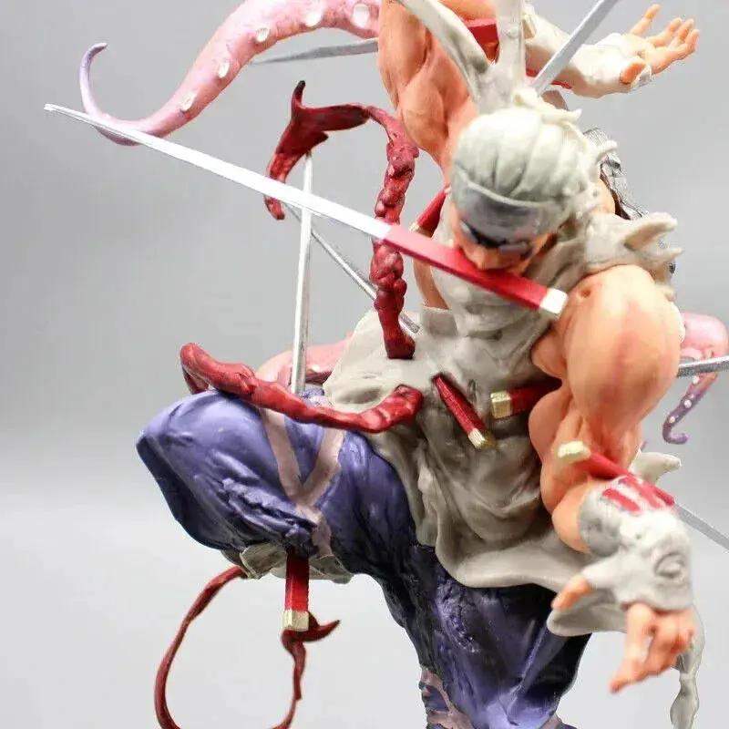 Killer Bee Naruto Figure 39cm PVC Statue Eight Tailed Gyuki - ToylandEU