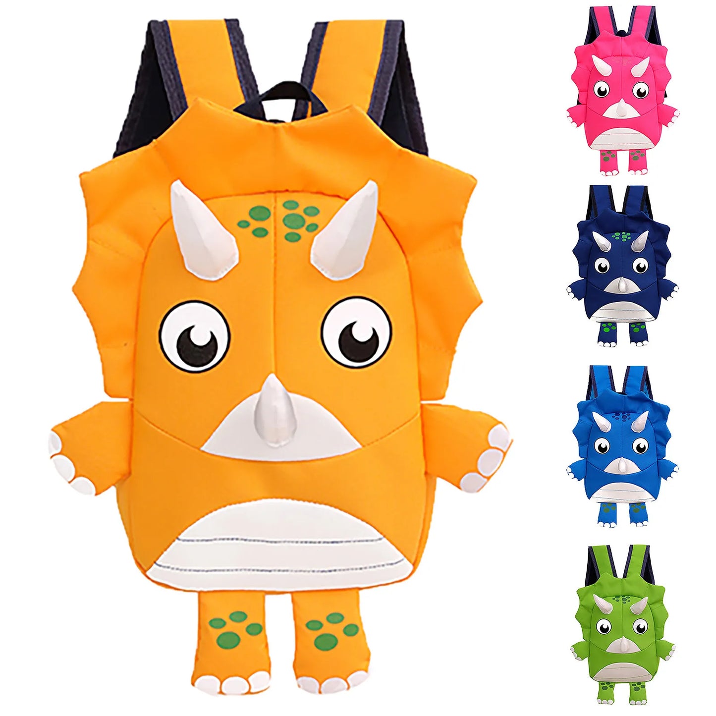 Adorable 3D Dinosaur Backpack for Kids - Perfect for Ages 3-5!