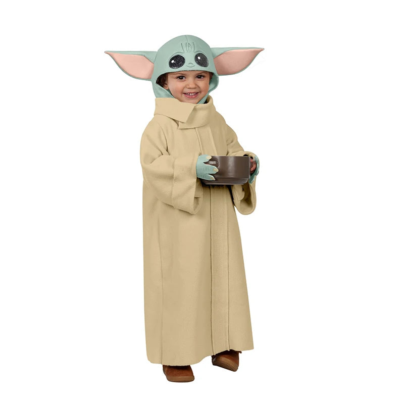 Adorable Yoda-Baby Kids Costume for Halloween & Festive Celebrations