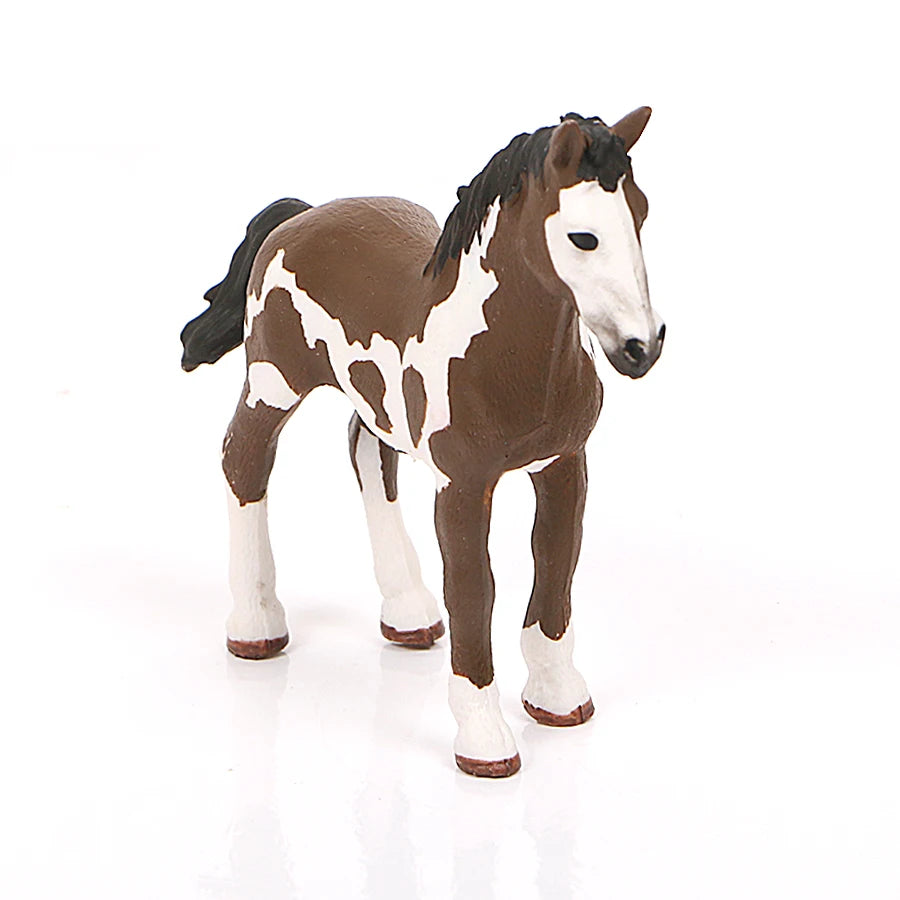 Realistic Animal Horse Action Figure Toy - Detailed Appaloosa Harvard Hannover Clydesdale Quarter Arabian Model ToylandEU.com Toyland EU