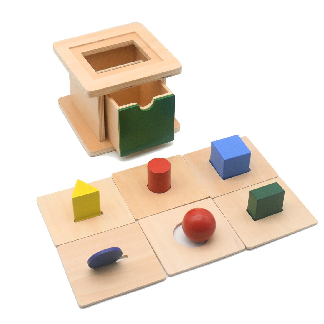 Montessori Shape Sorting Wooden Educational Toy for Toddlers - ToylandEU