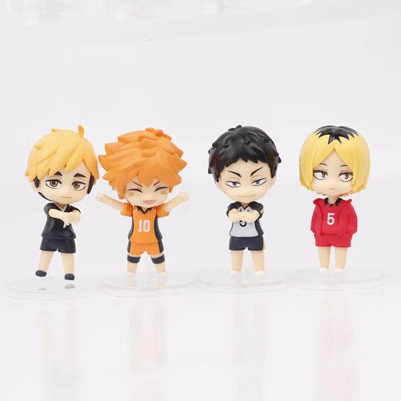 Haikyu!! Volleyball Action Figure Collection - 8 Iconic Characters Set - ToylandEU