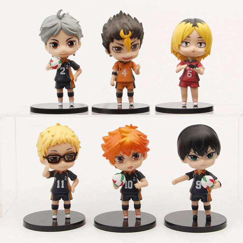  Haikyuu Figure Set | 8-Piece PVC Q Ver | Toylandeu™ 