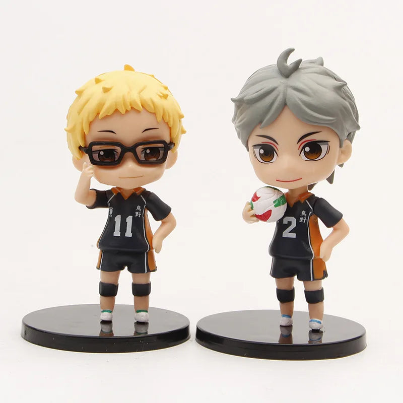  Haikyuu Figure Set | 8-Piece PVC Q Ver | Toylandeu™ 