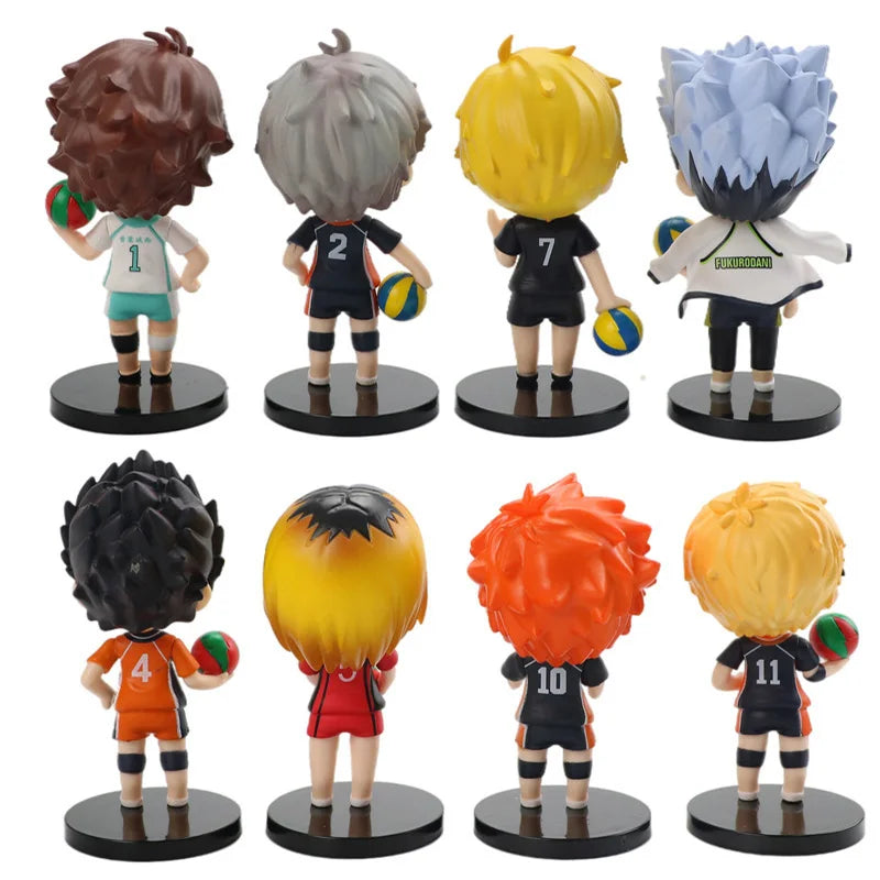  Haikyuu Figure Set | 8-Piece PVC Q Ver | Toylandeu™ 