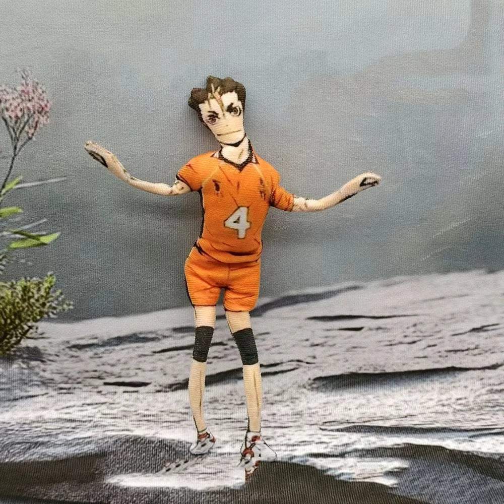 Haikyuu Hinata Shoyo Doll | 28cm Twistable Pose | Toylandeu™