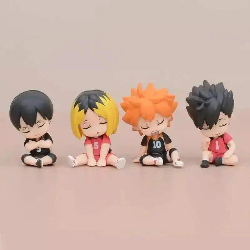 Haikyuu Mini Figures PVC Set Hinata Tobio Kenma Tetsuro Collectible - ToylandEU