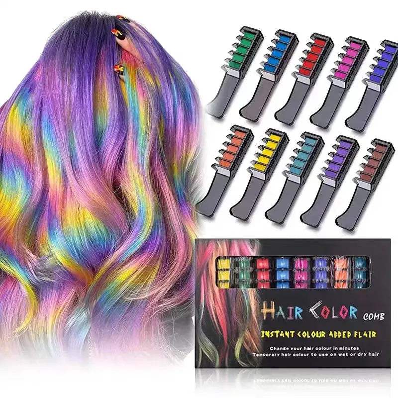 Hair Chalk Crayons For Temporary Color Highlights Shine -  ToylandEU™