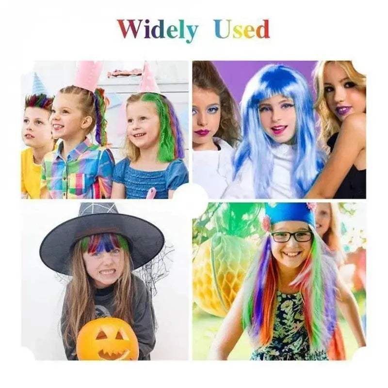  Hair Chalk Crayons For Temporary Color Highlights Shine -  ToylandEU™
