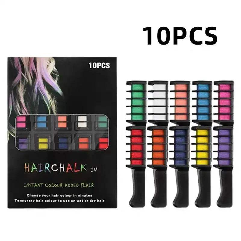  Hair Chalk Crayons For Temporary Color Highlights Shine -  ToylandEU™