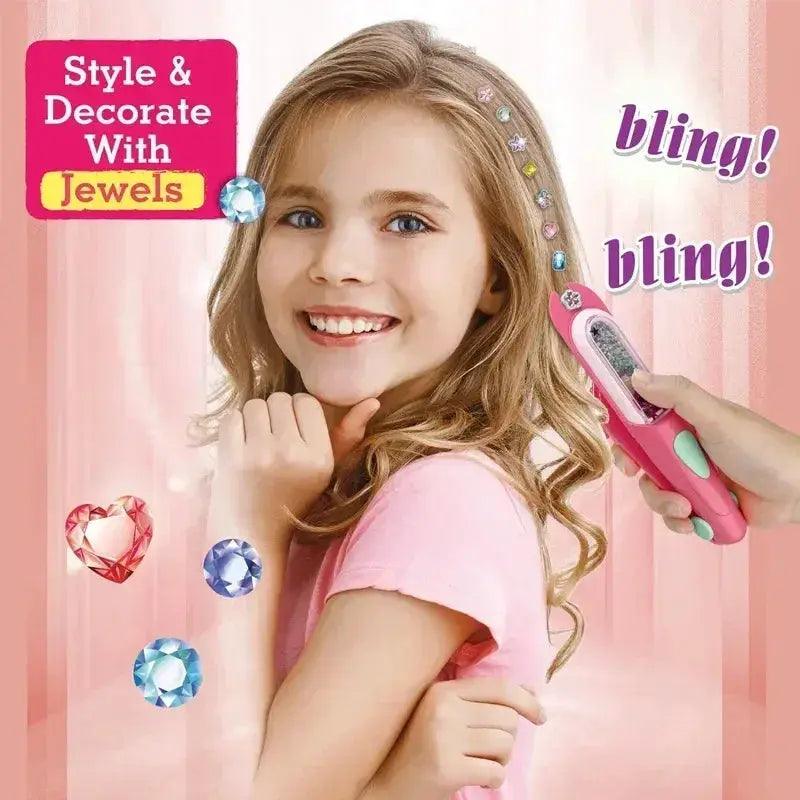  Hair Gem Stamper Kit With Reusable Bling For Girls -  ToylandEU™
