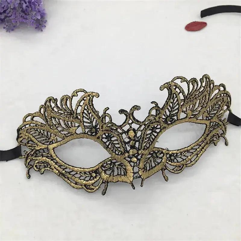  Half Face Animal Lace Halloween Masquerade Mask Elegant -  ToylandEU™