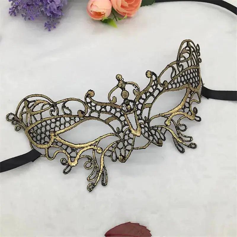  Half Face Animal Lace Halloween Masquerade Mask Elegant -  ToylandEU™