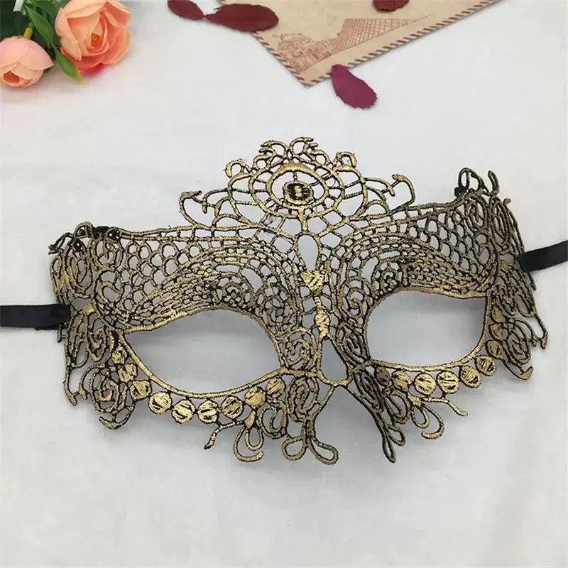  Half Face Animal Lace Halloween Masquerade Mask Elegant -  ToylandEU™