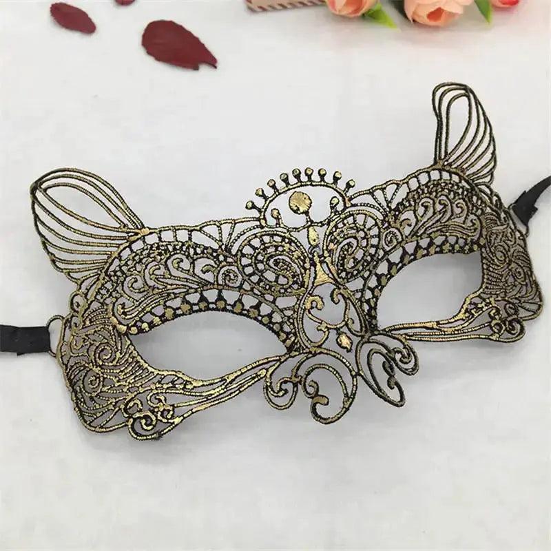  Half Face Animal Lace Halloween Masquerade Mask Elegant -  ToylandEU™