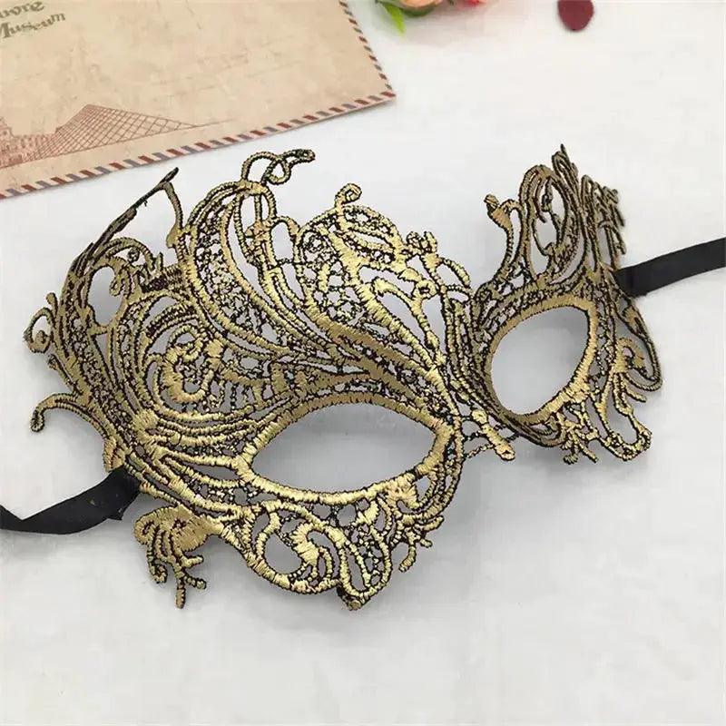  Half Face Animal Lace Halloween Masquerade Mask Elegant -  ToylandEU™
