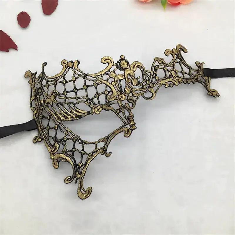  Half Face Animal Lace Halloween Masquerade Mask Elegant -  ToylandEU™