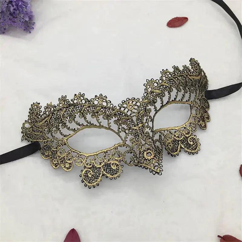  Half Face Animal Lace Halloween Masquerade Mask Elegant -  ToylandEU™
