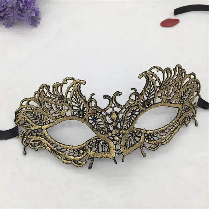  Half Face Animal Lace Halloween Masquerade Mask Elegant -  ToylandEU™