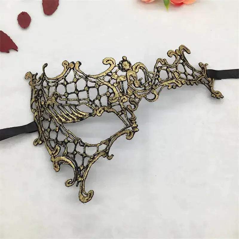  Half Face Animal Lace Halloween Masquerade Mask Elegant -  ToylandEU™