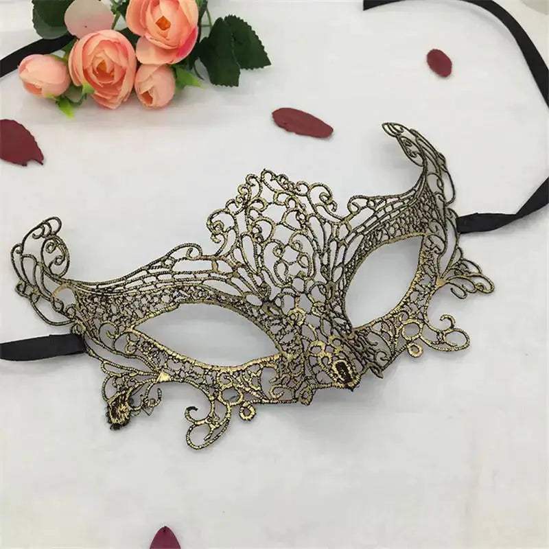  Half Face Animal Lace Halloween Masquerade Mask Elegant -  ToylandEU™