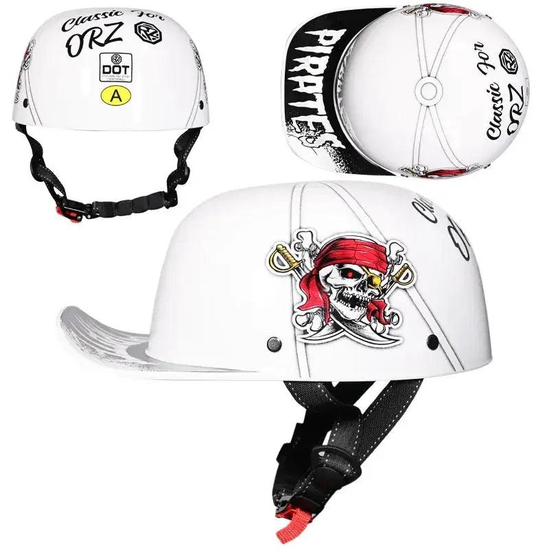  Half Face Motorcycle Helmet DOT Certified Unisex -  ToylandEU™