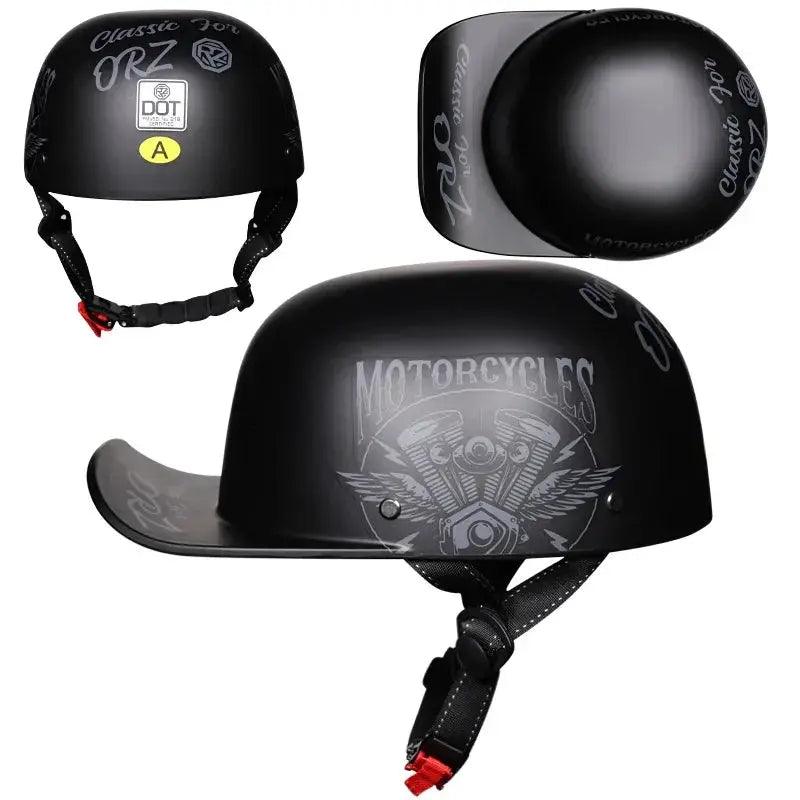  Half Face Motorcycle Helmet DOT Certified Unisex -  ToylandEU™