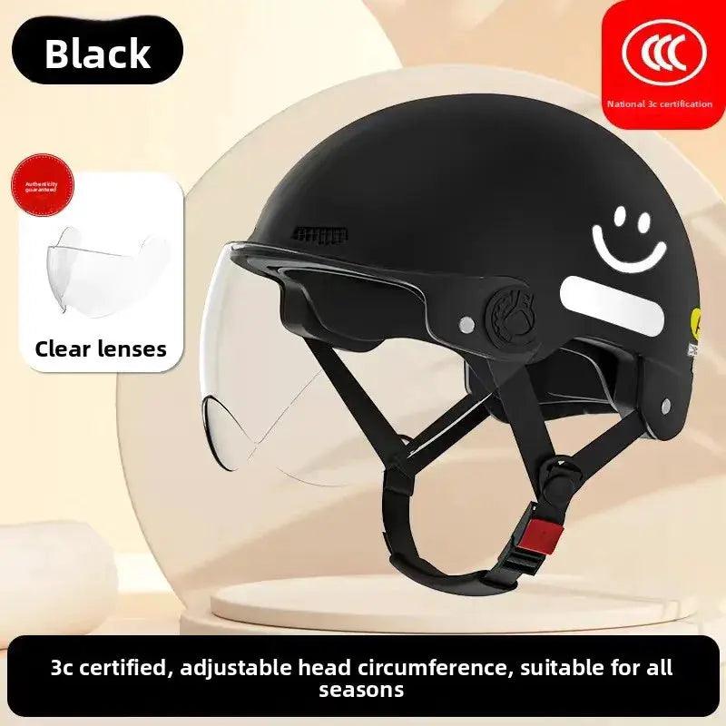  3C Certified Cartoon Half Helmet With Goggles For Bike -  ToylandEU™