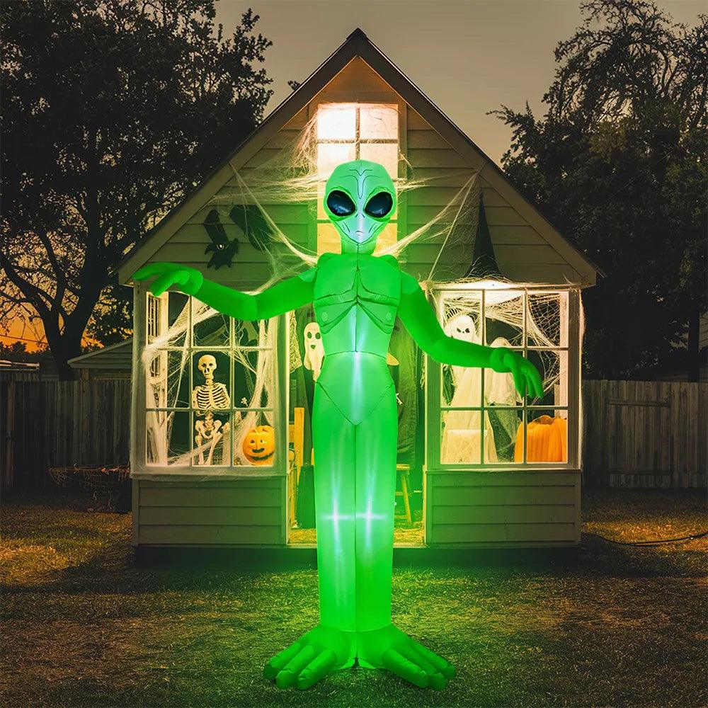 Halloween Alien Inflatable | 9ft LED Lit | Toylandeu™
