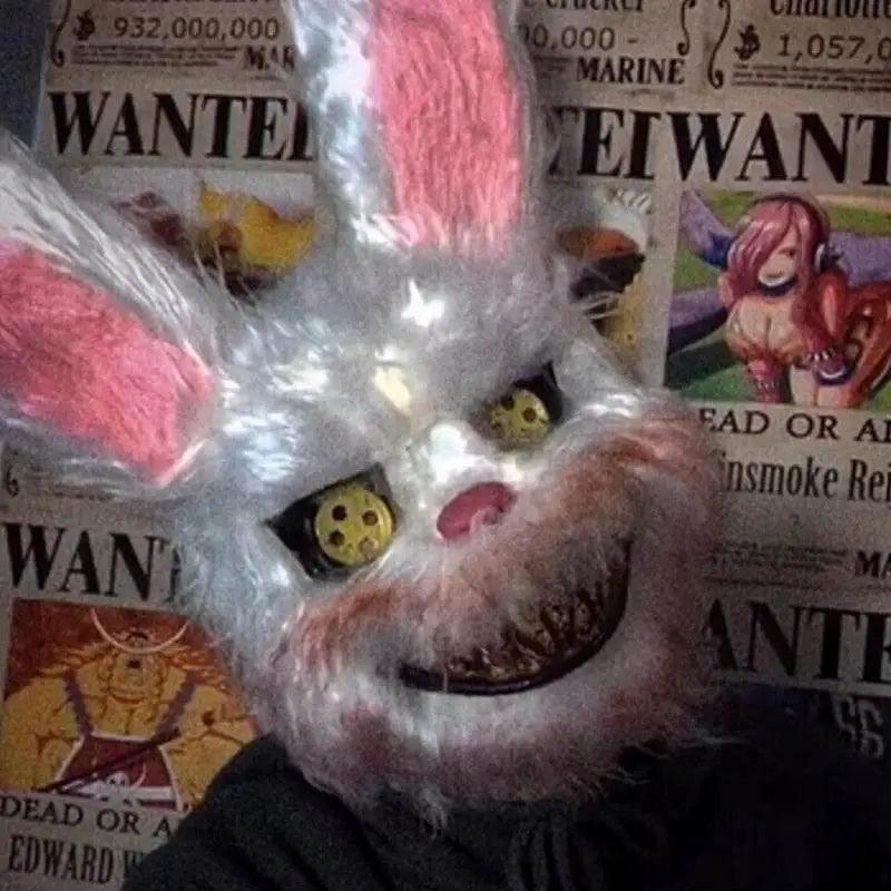  Fancy Halloween Mask Party Stage Scary Bear Rabbit Cartoon Cosplay Face Head Cover Carnival Costume Props Dance Masquerade Mask -  ToylandEU™