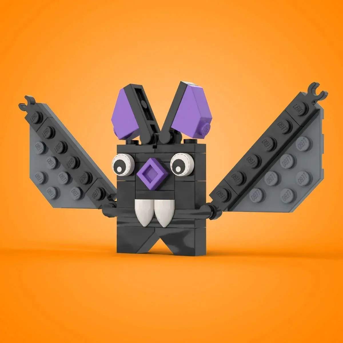 Halloween Bat made using LEGO parts - B3 Customs - ToylandEU