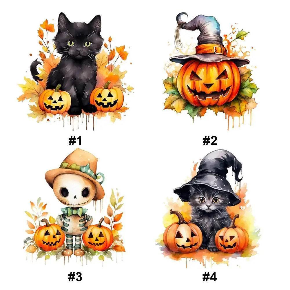  Halloween Cat-Shaped 5D Cross Stitch Kit - DIY Pumpkin Needle Art Craft for Wall Decoration, Perfect 2025 Gift for Adults -  ToylandEU™