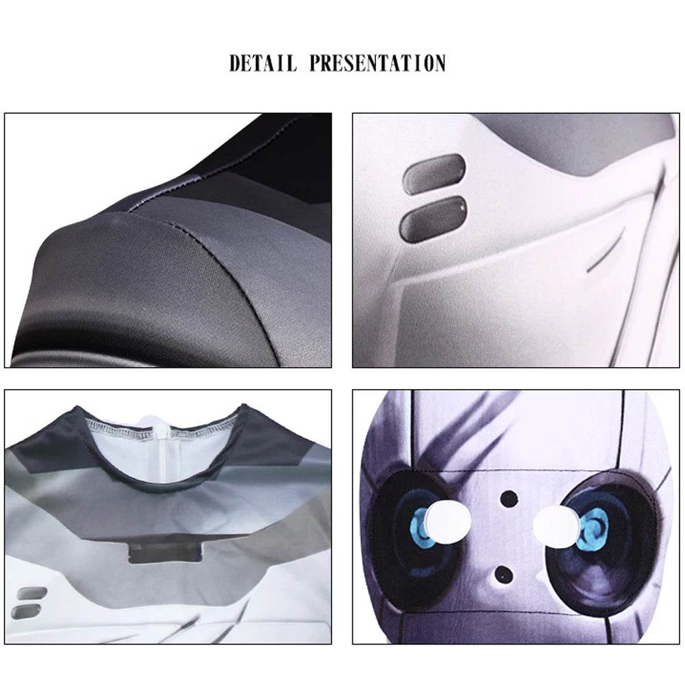 Halloween Cosplay Costumes The Wild Robot Jumpsuit Children Adults Cartoon Dress Up Suit - ToylandEU