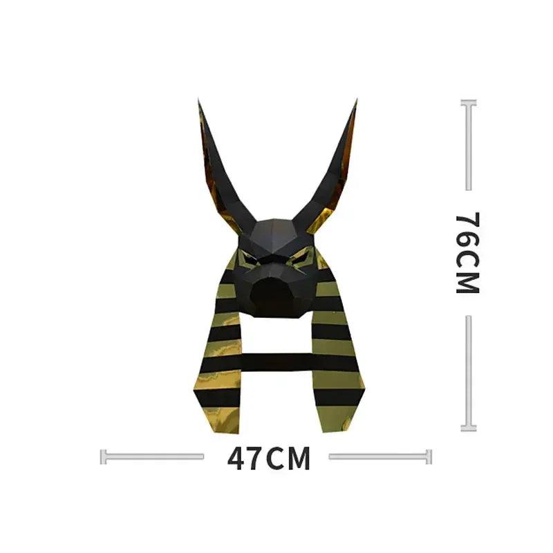  Anubis Mask Papercraft 3D Art DIY Halloween Costume -  ToylandEU™