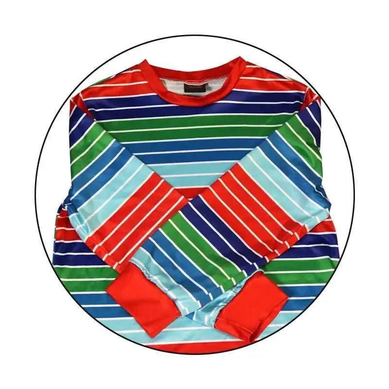  Chucky-Inspired Kids Halloween Costume with Striped Pants & Mask -  ToylandEU™