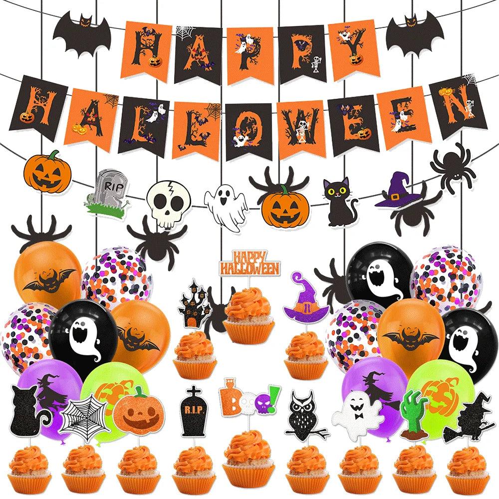 Halloween Decor Kit | Spider Web Swirls | Toylandeu™