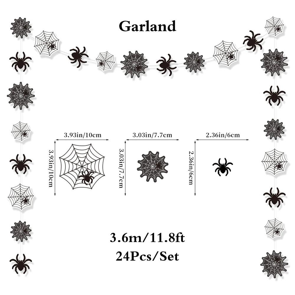 Halloween Decor Kit | Spider Web Swirls | Toylandeu™