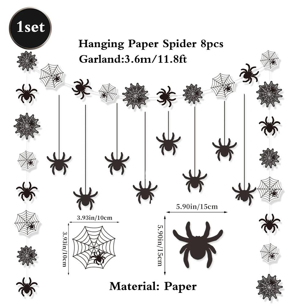 Halloween Decor Kit | Spider Web Swirls | Toylandeu™