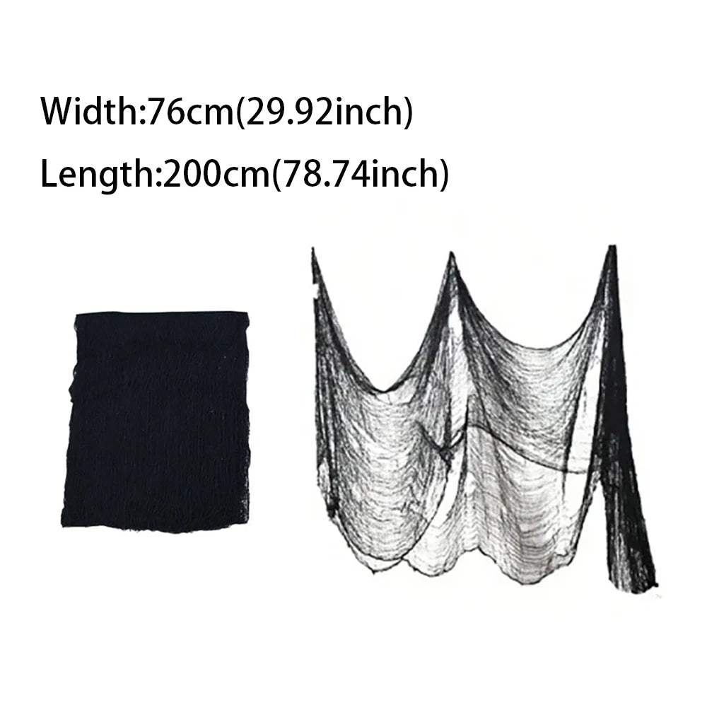 Halloween Gauze Curtain | Blood Stained Pattern | Toylandeu™