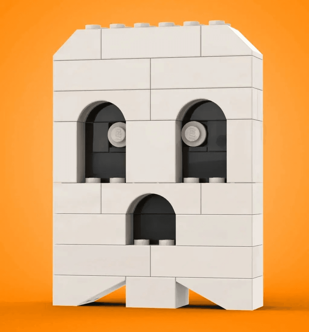 Lego Halloween Ghost Build Set With 33 Authentic Bricks - ToylandEU