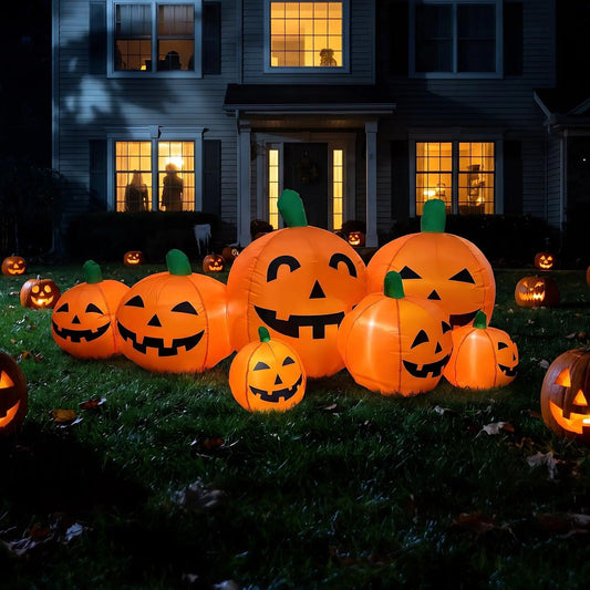 Halloween Inflatable Pumpkin | 7.5Ft Outdoor LED | Toylandeu™