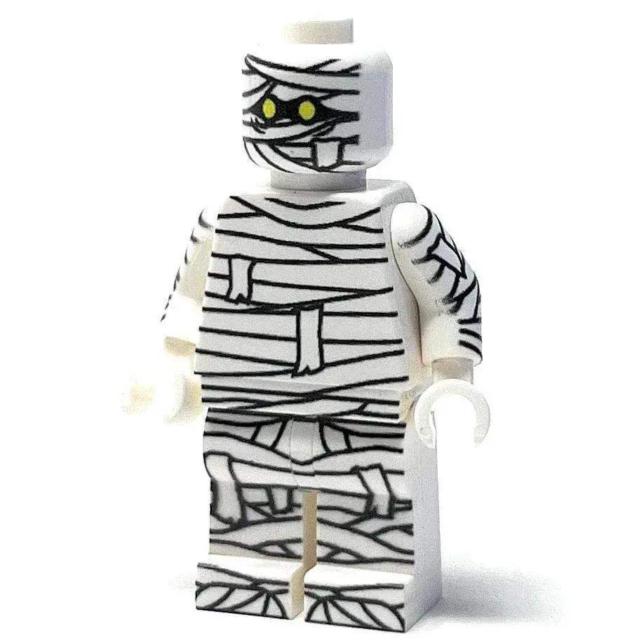 Custom Lego Figure Mummy Built With Authentic Lego Parts For Standard Figure Scale Display - ToylandEU